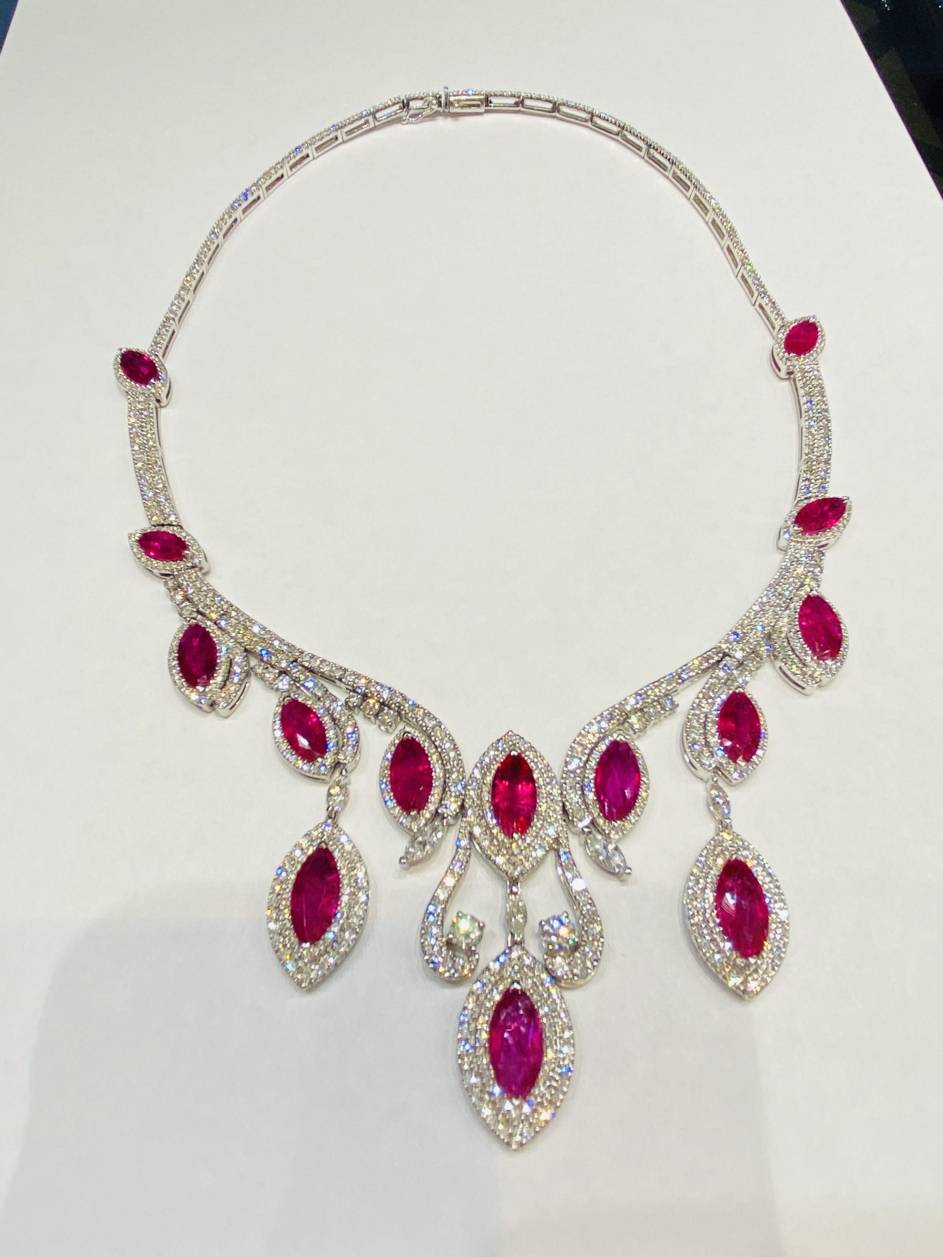 Natural Rubies and Diamonds Necklace – TheJanis